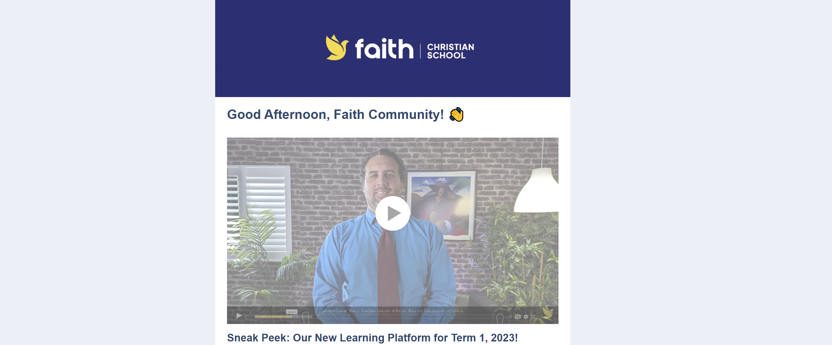 Faith Newsletter Term 3 Week 8